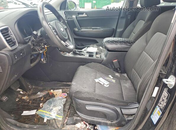 KNDPM3AC8L7749492 2020 KIA SPORTAGE Black Առջևի վահանակի տեսք