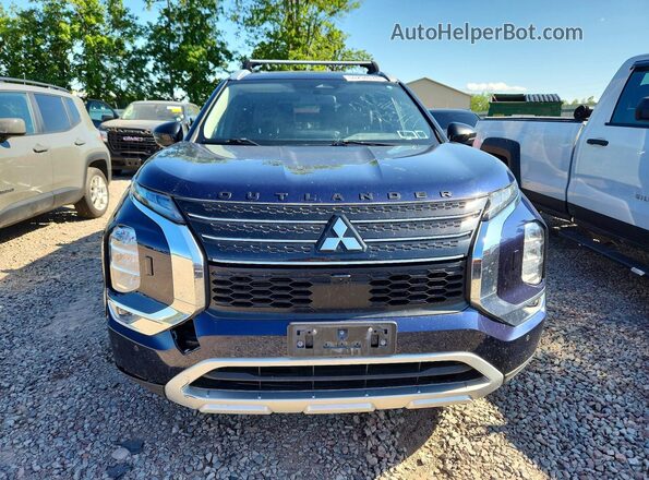 JA4J4UA86NZ037698 2022 MITSUBISHI OUTLANDER Blue Вид ззаду