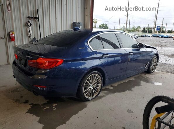 WBAJA9C59JB033577 2018 BMW 5 SERIES Blue Առջևի աջ