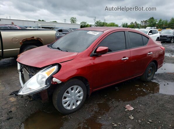3N1CN7AP0JL883267 2018 NISSAN VERSA Burgundy Հետևի ձախ