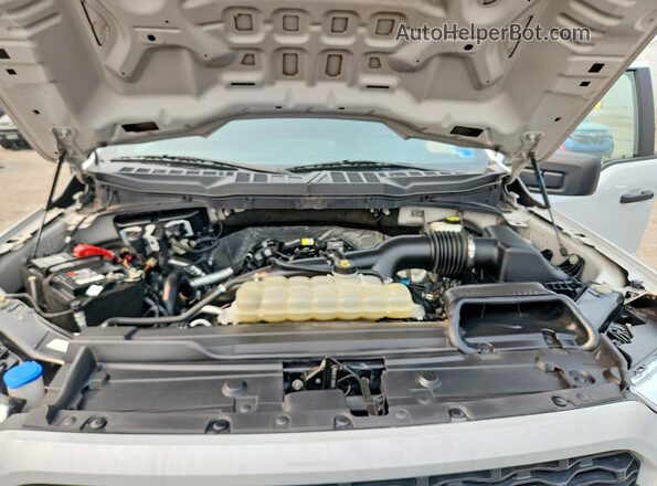 1FTEW1EP6NKD00976 2022 FORD F150 White Vista del compartimento del motor