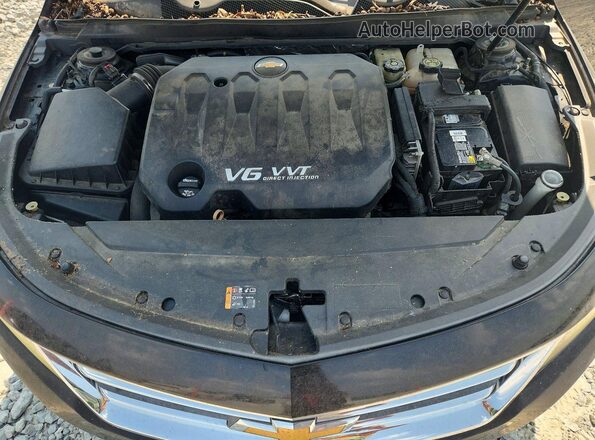 1G1105S30HU117695 2017 CHEVROLET IMPALA Black Engine compartment view