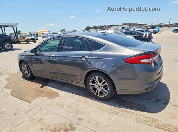 3FA6P0HD7JR176550 2018 FORD FUSION Gray Rear right
