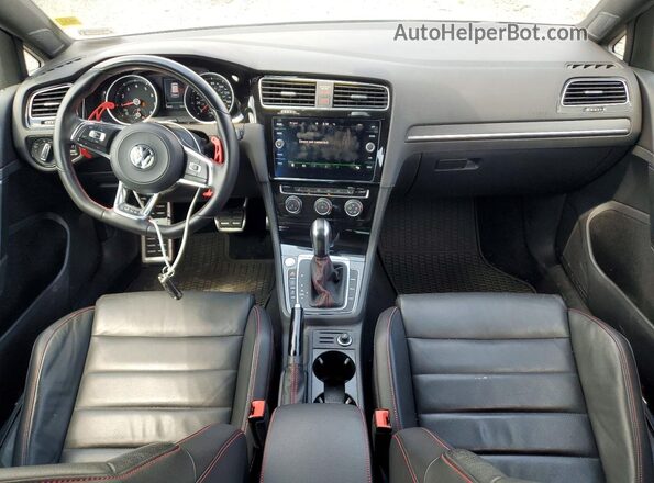 3VW6T7AUXLM010397 2020 VOLKSWAGEN GTI Gray ხელსაწყოთა პანელის ხედი