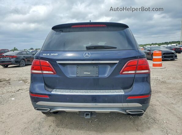 4JGDA5JB3HA937034 2017 MERCEDES-BENZ GLE Blue Widok wnętrza z przodu