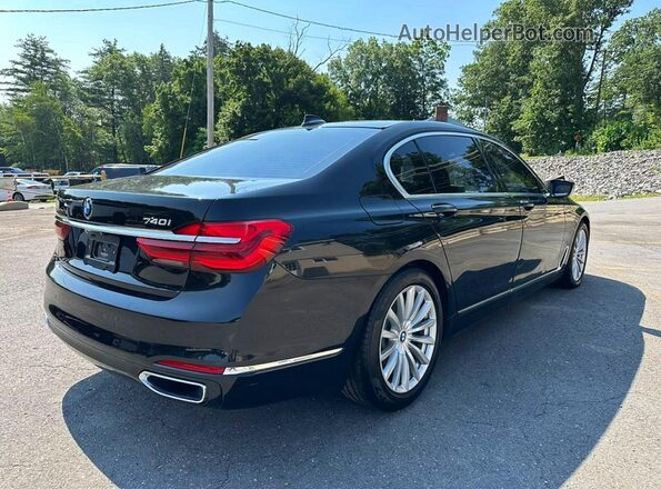 WBA7E4C53HGU99360 2017 BMW 7 SERIES Black Przód prawy