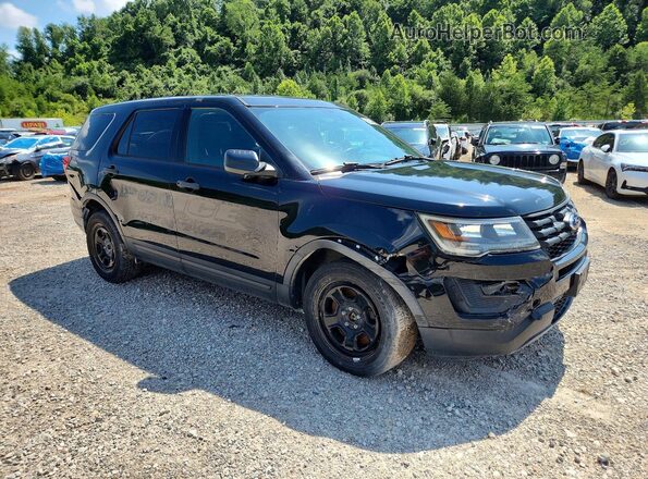 1FM5K8AR0JGC76226 2018 FORD EXPLORER Black Widok z przodu