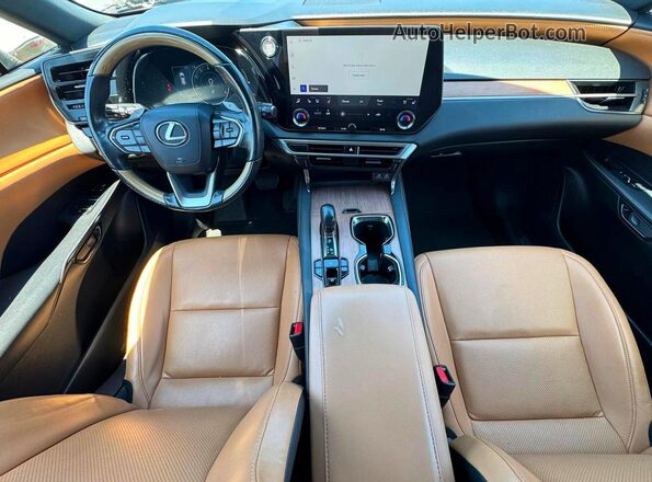 2T2BAMCA2PC026452 2023 LEXUS RX Black Widok tylnych siedzeń