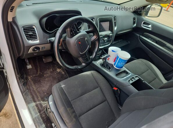 1C4RDJAG7JC224458 2018 DODGE DURANGO White Սարքավորումների վահանակի տեսք