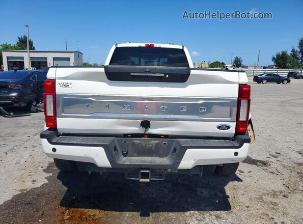 1FT8W3DT3NEC06107 2022 FORD F350 White Vista trasera