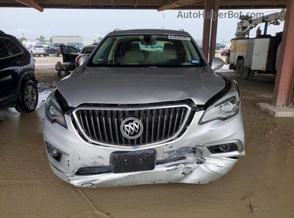 LRBFXBSA9HD096897 2017 BUICK ENVISION Silver Rear view
