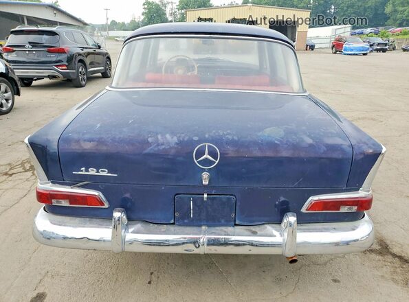 1001010115239 1965 MERCEDES-BENZ 190 Синий Вид салона спереди
