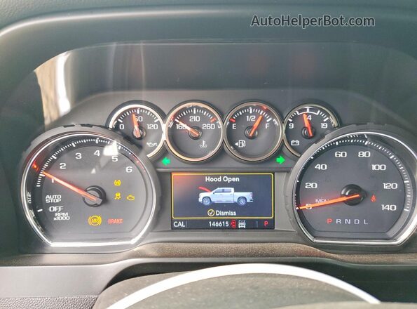 3GCUYGEL0LG417267 2020 CHEVROLET SILVERADO White Widok tylnych siedzeń