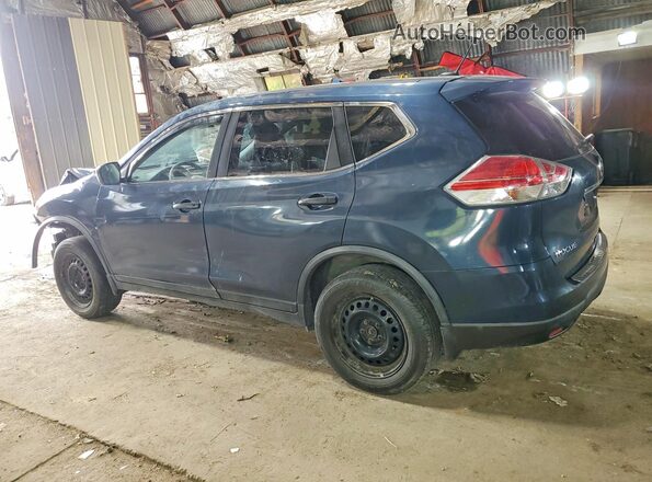 KNMAT2MV5GP623578 2016 NISSAN ROGUE Blue Trasero derecho