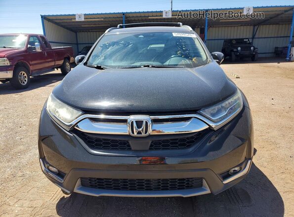 2HKRW2H91HH677982 2017 HONDA CR-V Black უკანა ხედი