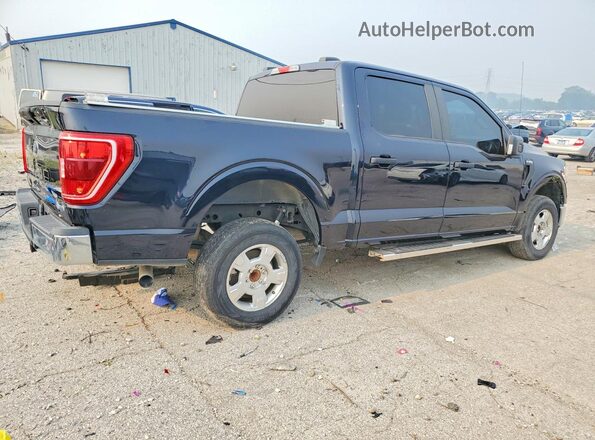1FTFW1E55MFA67294 2021 FORD F150 Blue Передня права чверть