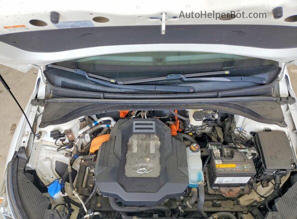 KMHC75LJ0MU077956 2021 HYUNDAI IONIQ Белый Вид подкапотного пространства