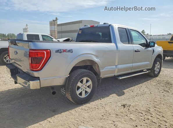 1FTEX1EP7NFB29404 2022 FORD F150 Серебряный Передняя правая четверть