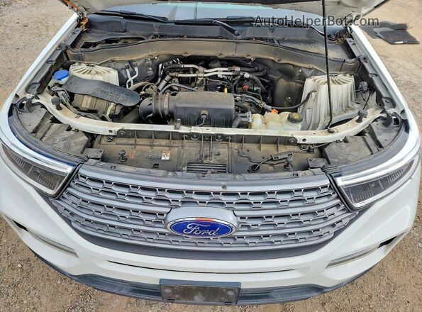 1FMSK8DHXMGA02641 2021 FORD EXPLORER White Widok naklejki z numerem VIN