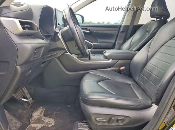 5TDGZRAH1MS039907 2021 TOYOTA HIGHLANDER Черный Вид панели приборов
