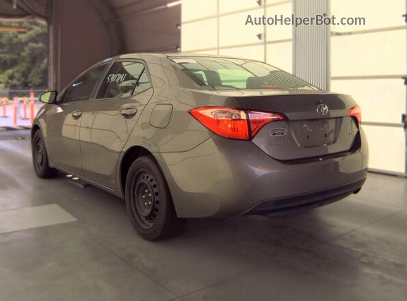 5YFBURHE6HP592037 2017 TOYOTA COROLLA Gray წინა მარჯვენა