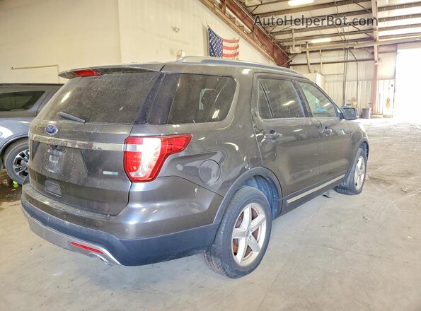 1FM5K8D82GGA33965 2016 FORD EXPLORER Gray Front right