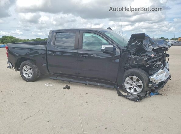 1GCPWCED8NZ122571 2022 CHEVROLET SILVERADO Black Դիմացի տեսք