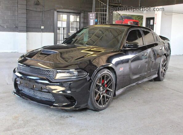 2C3CDXGJ8HH652854 2017 DODGE CHARGER Black Trasero derecho