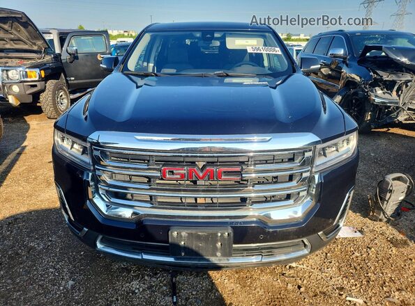 1GKKNRLS7MZ157865 2021 GMC ACADIA Blue Rear view