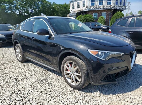ZASFAKBN0J7B60472 2018 ALFA ROMEO STELVIO Black Դիմացի տեսք
