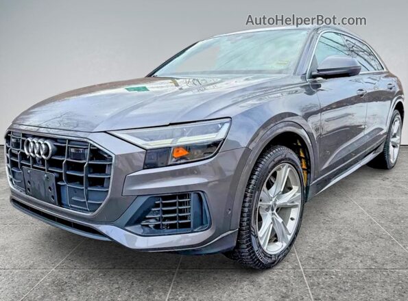 WA1BVAF19KD039112 2019 AUDI Q8 Gray Հետևի աջ
