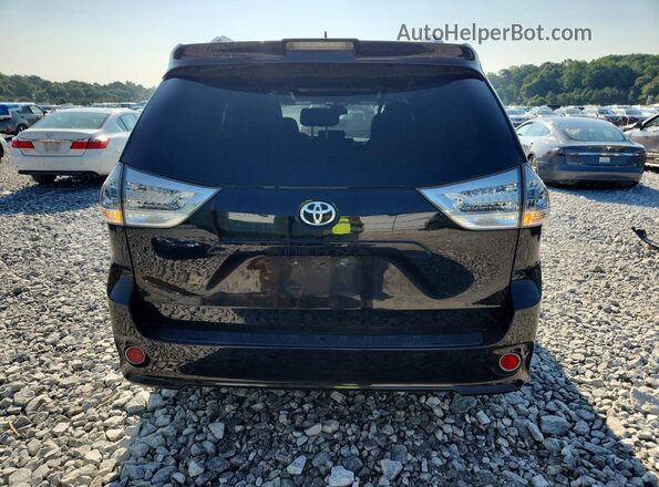 5TDXZ3DC0JS955065 2018 TOYOTA SIENNA Black Widok wnętrza z przodu