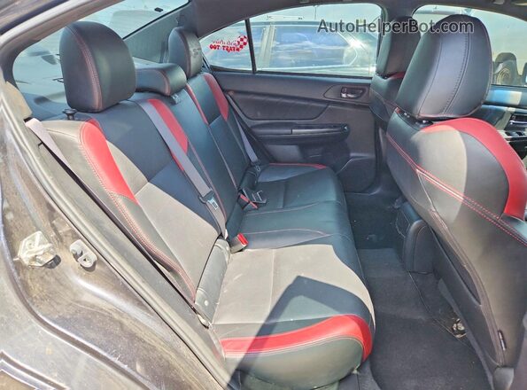 JF1VA2Y62H9809021 2017 SUBARU WRX Gray Rear interior view