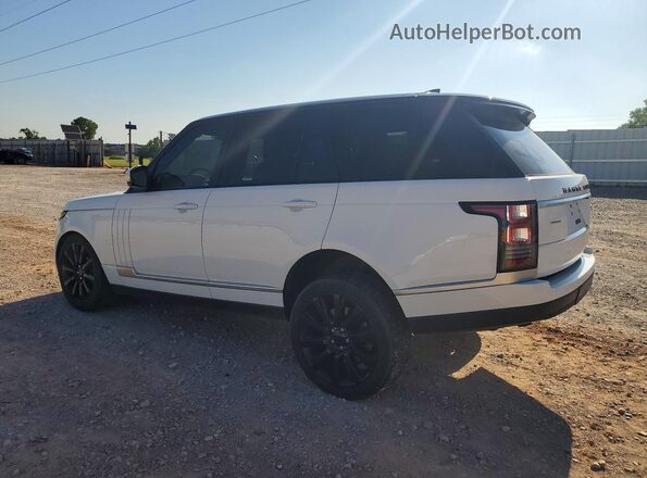 SALGS2FEXHA336521 2017 LAND ROVER RANGE ROVER White Задня права чверть