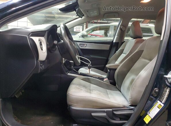 2T1BURHE7HC918556 2017 TOYOTA COROLLA Синий Вид панели приборов