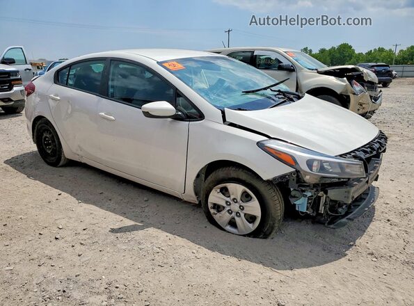 3KPFK4A74JE222296 2018 KIA FORTE White წინა მარჯვენა