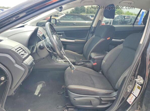 JF2GPADC9GH307314 2016 SUBARU CROSSTREK Black წინა პანელის ხედი