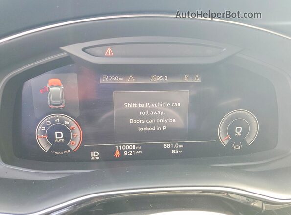 WA1CVAF11KD034605 2019 AUDI Q8 Green Հետևի նստատեղերի տեսք