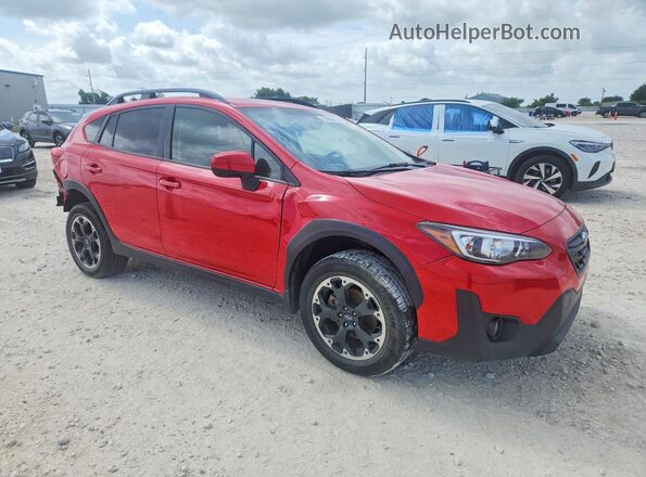 JF2GTAPC1M8227332 2021 SUBARU CROSSTREK Red Vista frontal