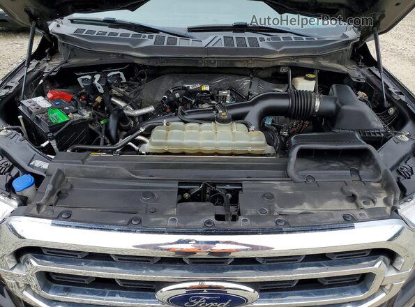 1FTEW1EP0NKD35920 2022 FORD F150 Black Вид підкапотного простору