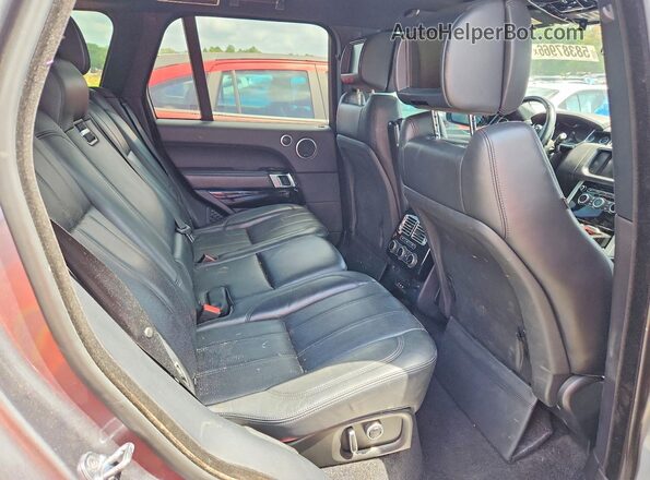 SALGS2EF9GA262078 2016 LAND ROVER RANGE Gray Widok wnętrza z tyłu