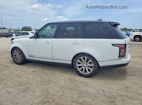 SALGS2FK5HA344032 2017 LAND ROVER RANGE ROVER White Задня права чверть