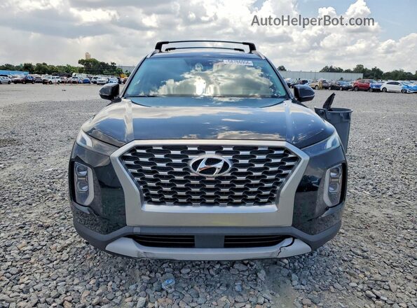 KM8R24HE3MU231736 2021 HYUNDAI PALISADE Black Հետևի տեսք