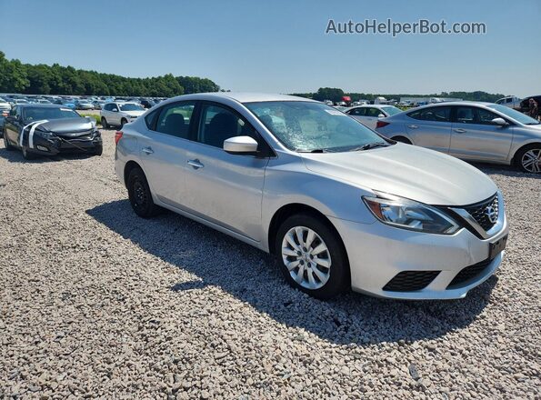 3N1AB7AP8KY282449 2019 NISSAN SENTRA Серебряный Вид спереди