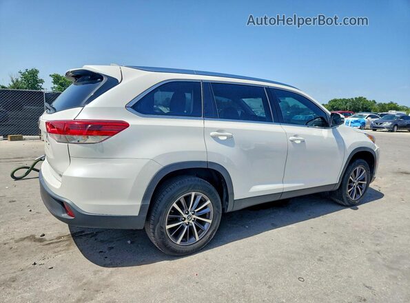 5TDKZRFH0KS342774 2019 TOYOTA HIGHLANDER White წინა მარჯვენა