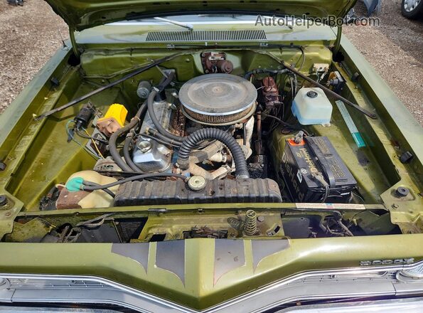 LL29C4B265671 1974 DODGE DART Зеленый Вид подкапотного пространства