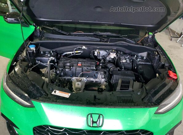 3CZRZ1H75TM702962 2026 HONDA HR-V Green Vista de la etiqueta del VIN