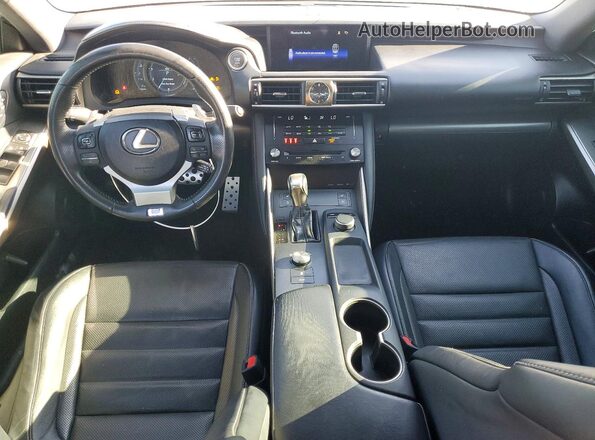 JTHBA1D20J5081320 2018 LEXUS IS White Вид щитка приладів
