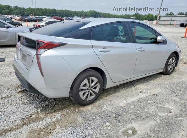 JTDKBRFU6J3062715 2018 TOYOTA PRIUS Серебряный Передняя правая четверть
