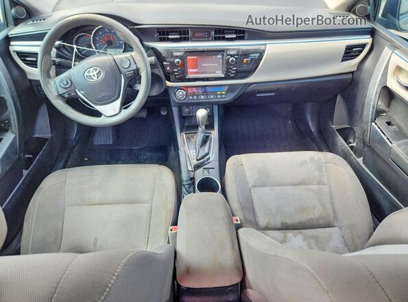 2T1BURHE1GC637920 2016 TOYOTA COROLLA Синий Вид щитка приборов